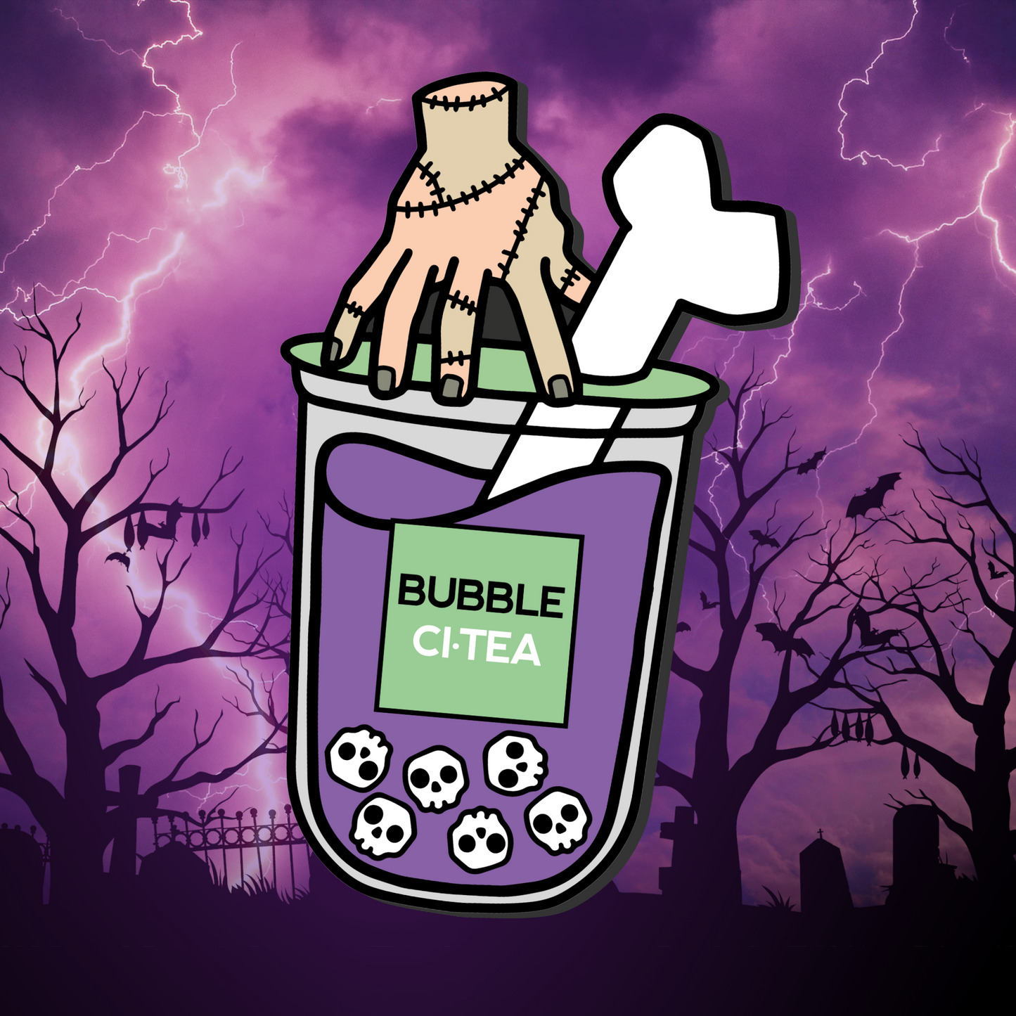 BUBBLE CITEA HALLOWEEN PINS (LIMITED EDITION)