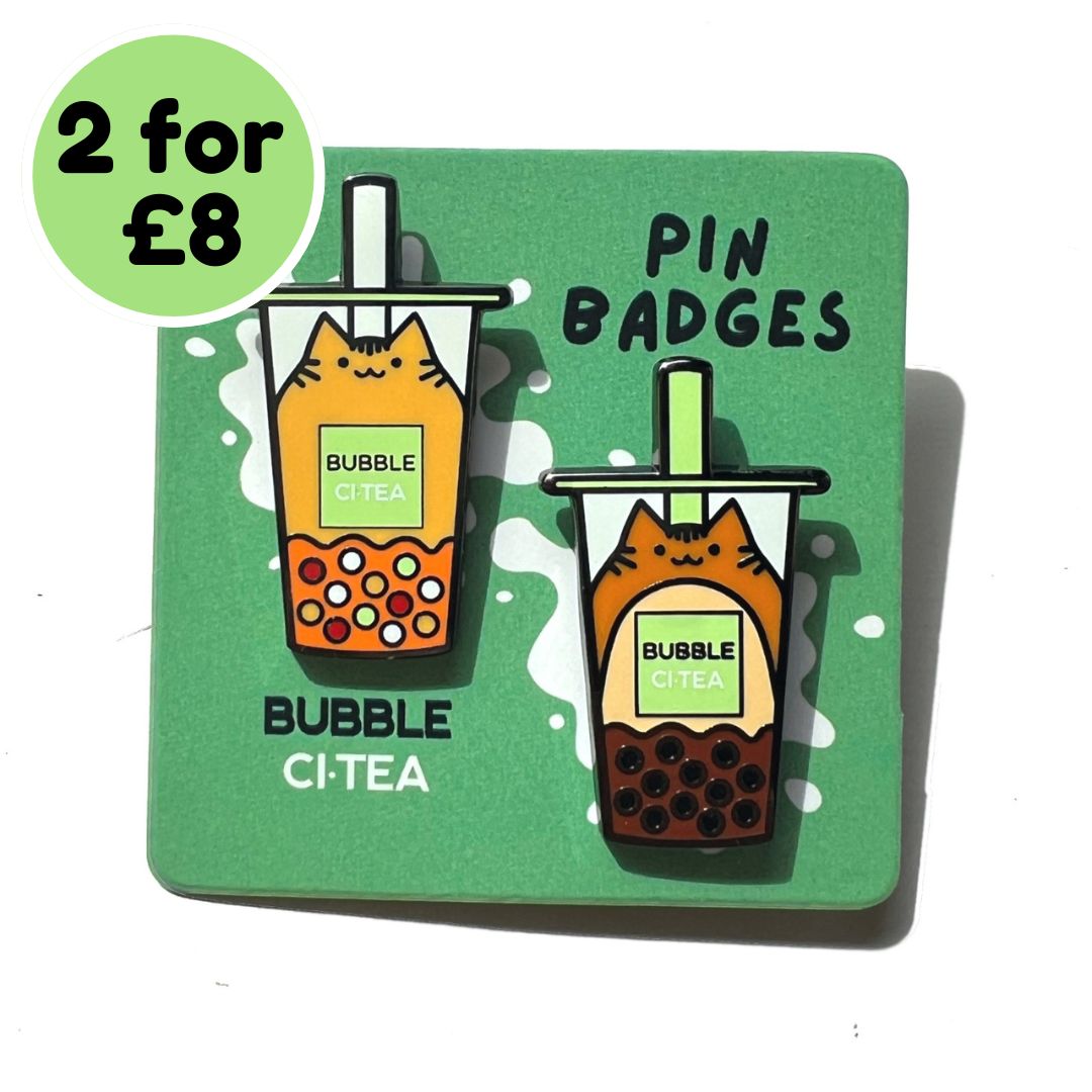 BUBBLE CITEA KITTEA PINS (LIMITED EDITION)