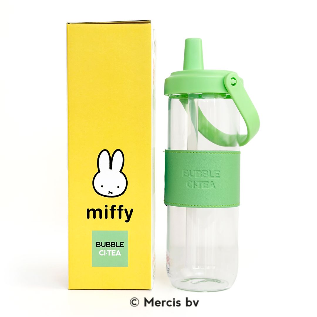 Bubble CiTea x Miffy Reusable Glass Cup